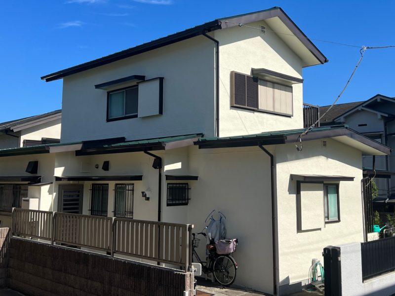 横浜市港南区I様邸超低汚染リファイン1000Si-IR外壁塗装施工後画像