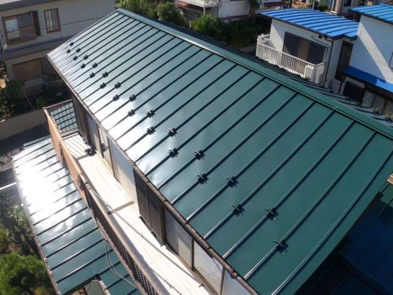 横浜市港南区I様邸スーパーシャネツサーモSi屋根塗装施工後画像