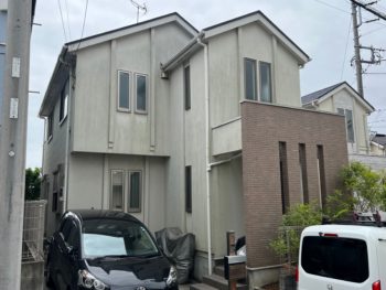 横浜市鶴見区T様邸超低汚染リファイン艶消1000MS-IR外壁塗装施工後画像