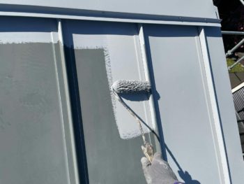 横浜市港南区I様邸スーパーシャネツサーモSi屋根錆止め塗装