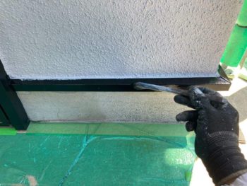 横浜市港南区M様邸水切り塗装上塗り2回目