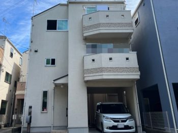 横浜市港南区M様邸パーフェクトトゥルーマット外壁塗装施工前画像