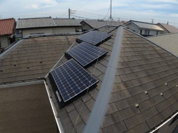横浜市栄区H様邸スーパーシャネツサーモF屋根塗装施工前画像
