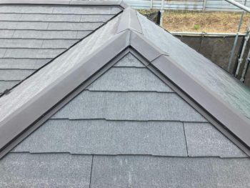 横浜市港南区M様邸サーモアイSi屋根塗装施工前画像