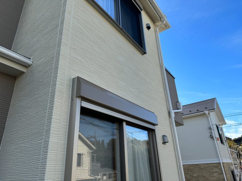 横浜市緑区T様邸超低汚染リファイン艶消1000MS-IR外壁塗装施工後画像