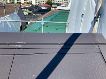 横浜市港南区M様邸棟板金塗装施工後画像