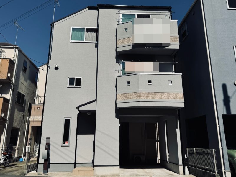 横浜市港南区M様邸パーフェクトトゥルーマット外壁塗装施工後画像
