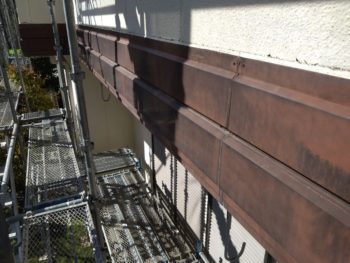 横浜市栄区H様邸幕板塗装施工前