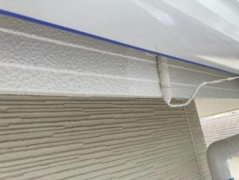 横浜市緑区T様邸破風塗装上塗り2回目