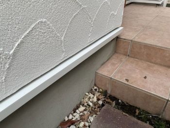 横浜市旭区Y様邸水切り塗装施工後画像