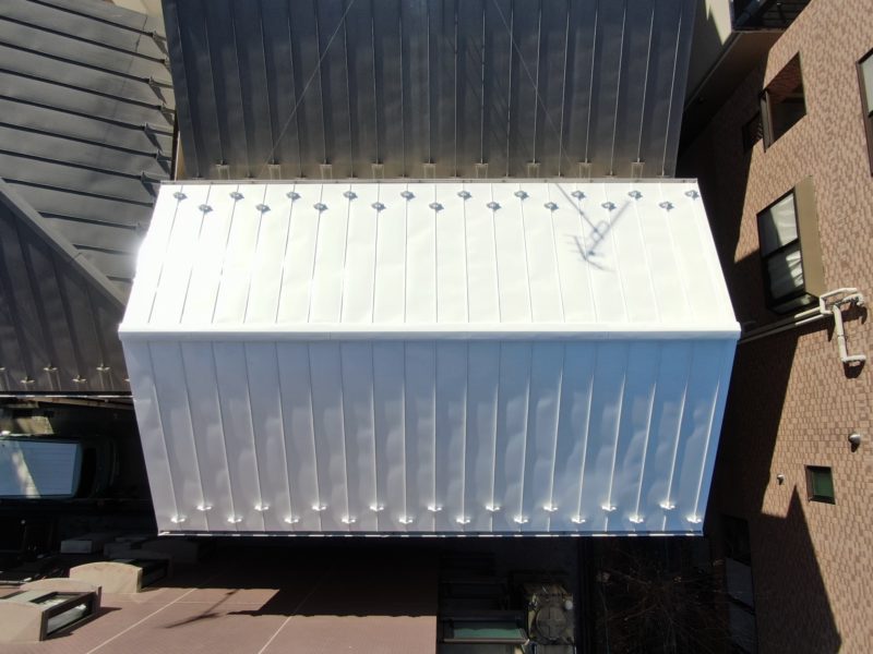 横浜市鶴見区J様邸サーモアイ4F屋根塗装施工後画像