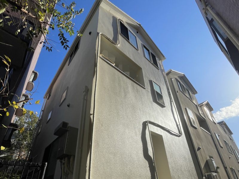 横浜市鶴見区J様邸パーフェクトセラミックトップG外壁塗装施工後画像