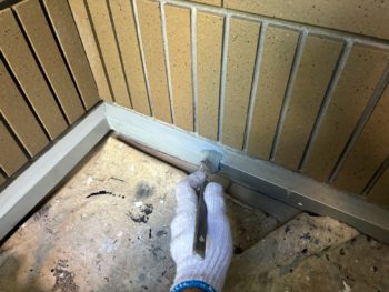 横浜市鶴見区J様邸水切り錆止め塗装