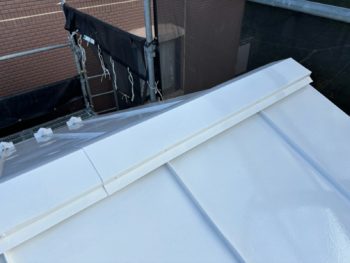 横浜市鶴見区J様邸棟板金塗装施工後画像