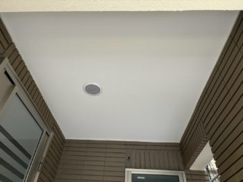横浜市鶴見区J様邸軒天塗装施工後画像