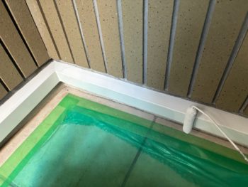 横浜市鶴見区J様邸水切り塗装上塗り2回目