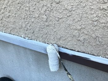 横浜市港南区O様邸水切り錆止め塗装