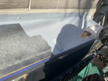 横浜市栄区M様邸出窓天端錆止め塗装