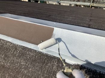 横浜市港南区O様邸棟板金錆止め塗装