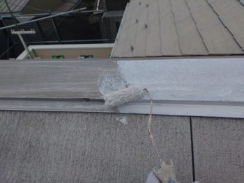 横浜市金沢区N様邸棟板金錆止め塗装