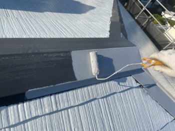 横浜市栄区M様邸棟板金錆止め塗装