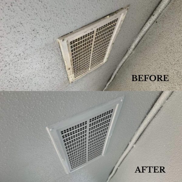 軒天換気口施工前施工後画像