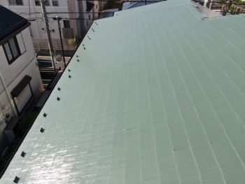 横浜市金沢区Y様邸スーパーシャネツサーモF屋根塗装施工後