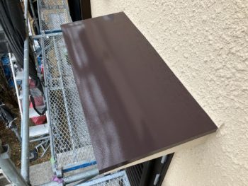 横浜市港南区O様邸霧除け庇塗装施工後画像