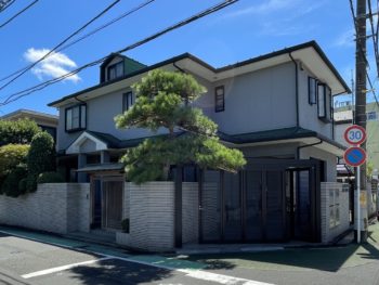 横浜市金沢区Y様邸超低汚染艶消リファイン1000MS-IR外壁塗装施工前画像