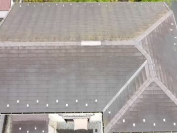 横浜市港南区O様邸サーモアイ4F屋根塗装施工前画像