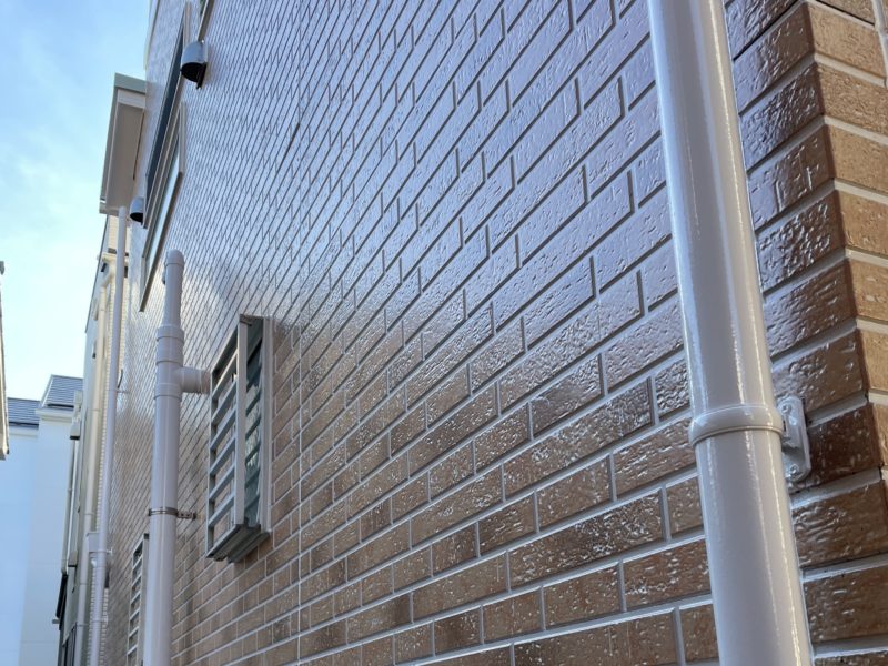 横浜市金沢区N様邸UVプロテクト4Fクリヤー外壁塗装施工後