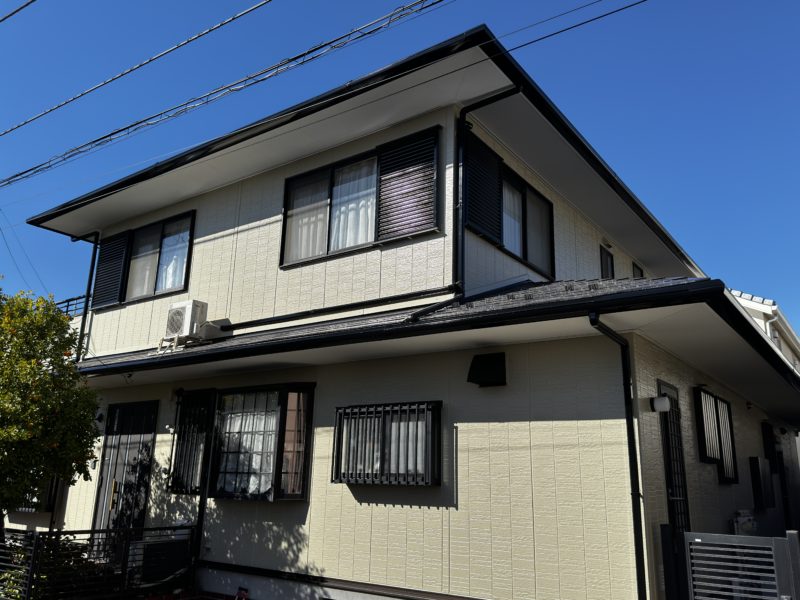 横浜市栄区M様邸パーフェクトトップ外壁塗装施工後画像