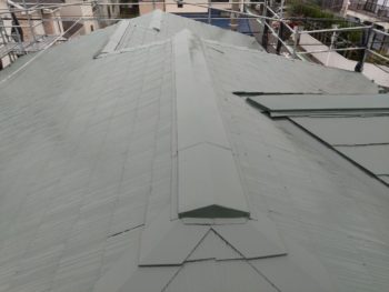 横浜市金沢区Y様邸棟板金塗装施工後