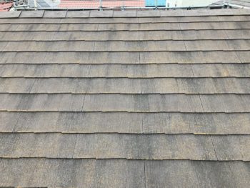 横浜市港南区O様邸サーモアイ4F屋根塗装施工前画像