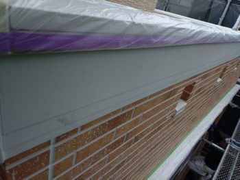 横浜市金沢区N様邸幕板塗装施工前画像