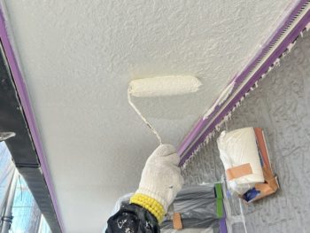 横浜市金沢区Y様邸軒天塗装施工後画像