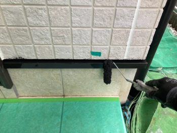 横浜市栄区K様邸水切り錆止め塗装