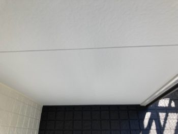 横浜市栄区K様邸軒天塗装施工後画像