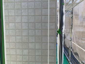 横浜市栄区K様邸超低汚染リファイン艶消1000MS-IR外壁塗装施工前画像