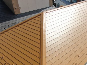 横浜市旭区H様邸棟板金塗装施工後画像