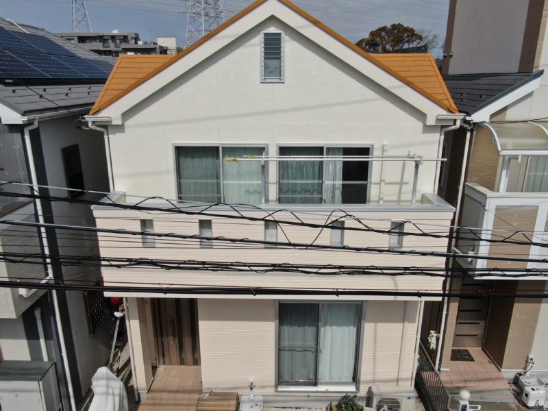 横浜市戸塚区H様邸パーフェクトセラミックトップG外壁塗装施工後画像