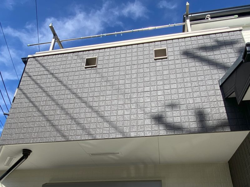 横浜市栄区K様邸超低汚染リファイン艶消1000MS-IR外壁塗装