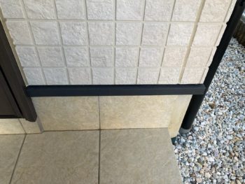 横浜市栄区K様邸水切り塗装施工前画像