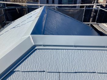 横浜市栄区K様邸棟板金塗装施工後画像