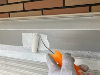 横浜市戸塚区H様邸シャッターボックス錆止め塗装