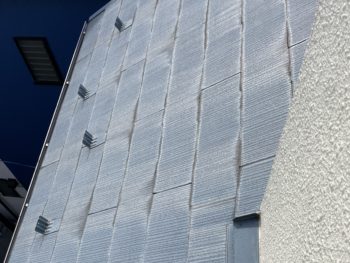 横浜市鶴見区U様邸サーモアイ4F屋根塗装施工前画像