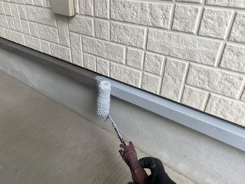 横浜市保土ヶ谷区H様邸水切り錆止め塗装