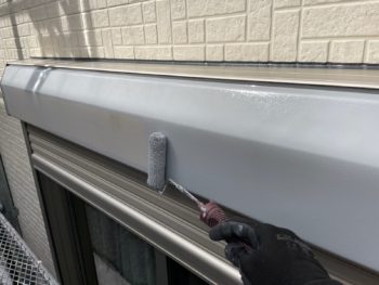 横浜市保土ヶ谷区H様邸シャッターボックス錆止め塗装