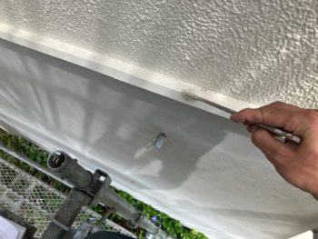 横浜市鶴見区U様邸水切り塗装上塗り2回目