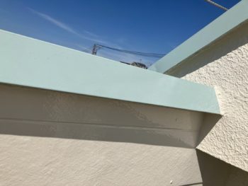 横浜市鶴見区U様邸棟板金塗装施工後画像